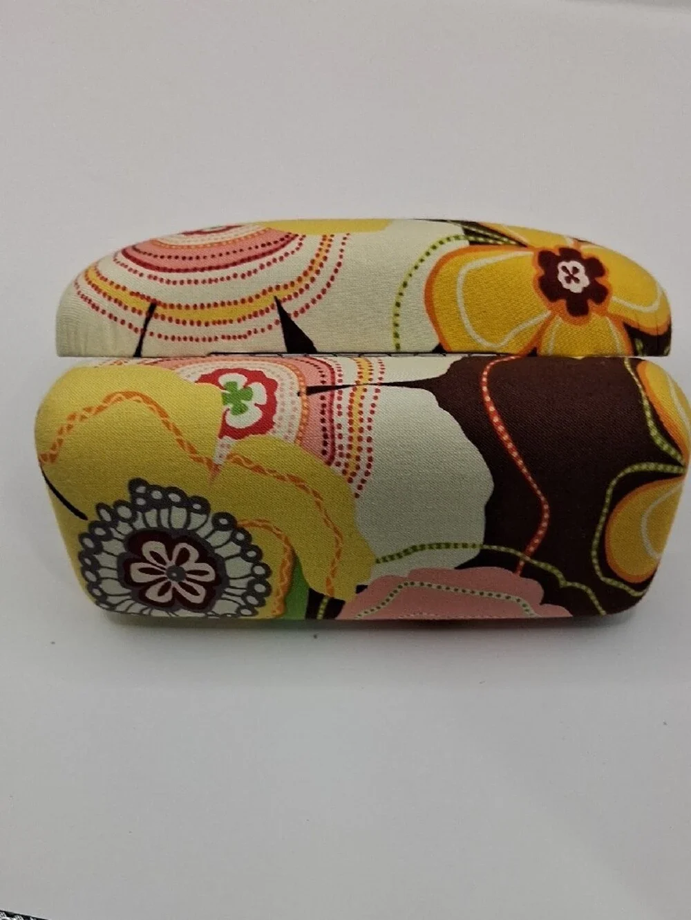 Vera Bradley Floral Eyewear Case - Yellow Pink Multi